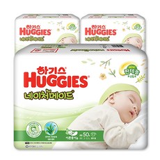 HUGGIES 好奇 Nature Made 純淨黏貼型尿布, NB, 150片