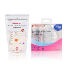 더블하트 모유 보관팩 180ml, 1개, 30매