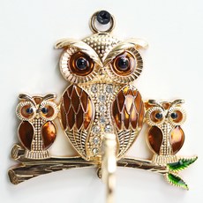 快樂貓頭鷹門鈴, 棕色