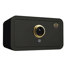 ELLESI 家用寬版型指紋辨識保險箱 ELS-430F, 黑色