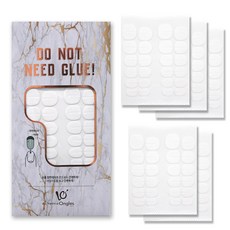 Verni a Ongles 凝膠美甲貼片 雙面膠帶 B type 24p, 單一顏色, 5個