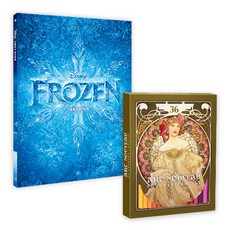 ART NOU VEAU 新藝術風格彩色鉛筆 + 迪士尼冰雪奇緣著色書套組, 36色