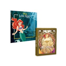 韓國 ART NOUVEAU 紙筒彩色鉛筆 + 迪士尼愛情故事著色本套組, 36色