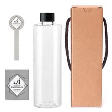 AC250 투명 250ml 페트 공병 선물 포장 세트, 20세트