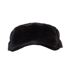 TEAM COOK 廚房用棉質網眼狩獵帽 TSC-517, 黑色, 1個