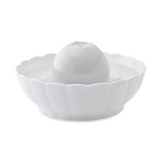 PET eRang 陶瓷貓狗自動飲水機球型, 白色的, 1個