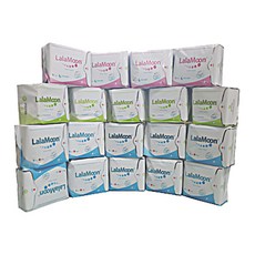 LalaMoon 衛生棉 Day 10p + 護墊 5p + Over 4p 綜合套組, 1套