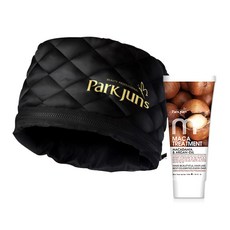 PARKJUN BEAUTY LAB Treatment Electric Cap + Macadamia Treatment Hair Pack 100ml, PGCP-001, 黑色的
