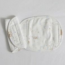 밤부베베 순한 대나무 오물조물 아기띠 침받이, 화이트, 1개