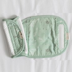 밤부베베 순한 대나무 오물조물 아기띠 침받이, 그린, 1개