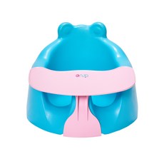 아르브 쿠션 아기 의자 + 트레이 세트, 의자(블루), 트레이(핑크)