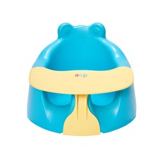 아르브 쿠션 아기 의자 + 트레이 세트, 의자(블루), 트레이(옐로우)