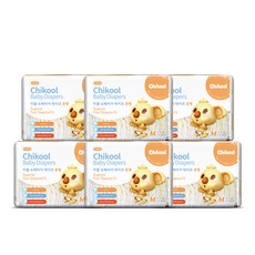 치쿨 슈페리어 테이프 밴드형 기저귀 중형(6~9kg), 중형(M), 144매