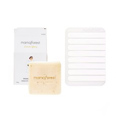 mamaforest 洗碗皂 檸檬香 150g+肥皂架組, 1套