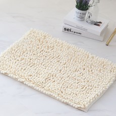 하늬통상 빅사이즈 버블극세사 발매트 주방매트, 아이보리