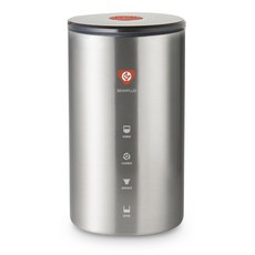 BEANPLUS 不鏽鋼咖啡豆密封罐, 混合色, 1個