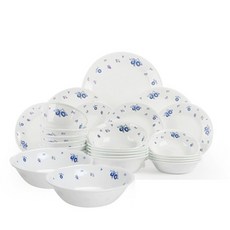 Corelle 康寧 6人份藍色莓果印花碗盤組 31入, 混合顏色, 9種餐具