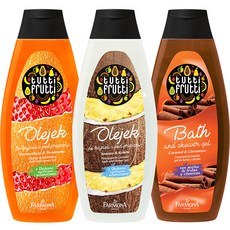 FARMONA 沐浴露 Love Set 焦糖肉桂 425ml + 橙草莓 425ml + 鳳梨椰子 425ml, 1套