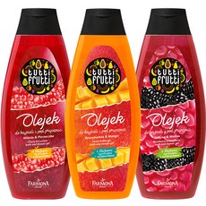 FARMONA 沐浴乳組 櫻桃醋栗香 425ml+黑莓覆盆子香 425ml+蜜桃芒果香 425ml, 1套