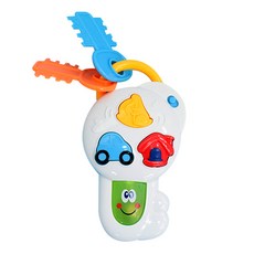 Kaichi Gabe Family Bourreung 汽車鑰匙旋律玩具 KS2798, 藍色