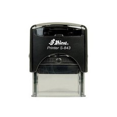 Shiny 個人資料保護印章 S-843, 混色, 墨色