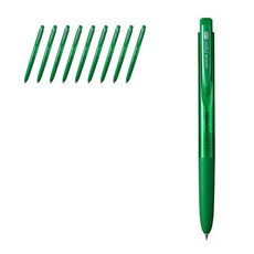 Uni 三菱 中性原子筆 UMN155 0.28mm, 綠色(6), 10個