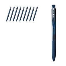 Uni 三菱 中性原子筆 UMN155 0.28mm, 藍黑(64), 10個