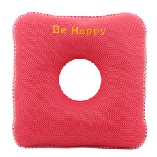 ISOLHOME 方形甜甜圈坐墊, 粉色, 1入