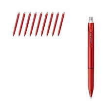 Uni 三菱 ball RE 可擦式中性筆 0.5mm, 紅色, 10個