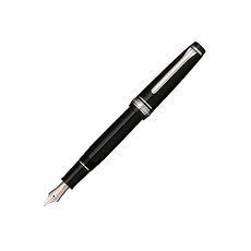 SAILOR 寫樂 Pro Gear 超薄鋼筆 14K 銀, EF, 黑色的