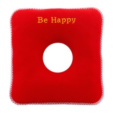 ISOLHOME 方形甜甜圈坐墊, 紅色, 1入