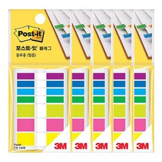 3M Post-it 用於分類標誌的 Film Pastel 683, 5個