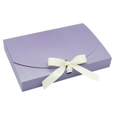 Donna&deco 細閃亮粉包裝盒 5入 + 緞帶 5入, 紫色, 1套