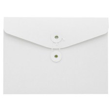 Donna&deco Rogue 雞眼扣紙袋 橫式 白色, 10個, M