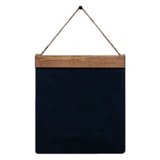 JSCOMPANY SH1013 壁掛式雙面迷你黑板粉筆, 松木