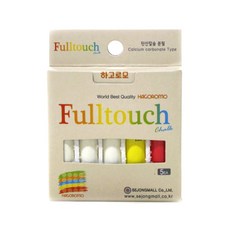 하고로모 탄산분필 3색 혼합 5본, 혼합색상, 5개