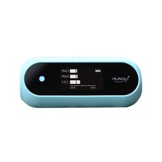 휴마아이 휴대용 미세먼지 VOC 측정기 스카이블루 HI-120A, 1개