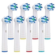 Tobi.m Cross Action電動牙刷替換刷頭 4入 2組 EB-50A, 單品, 1套