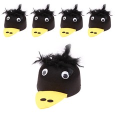 Party09 不織布動物帽, 烏鴉, 5個