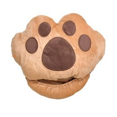 Uniel usb爐加熱拖鞋熊腳, 單品, 棕色的