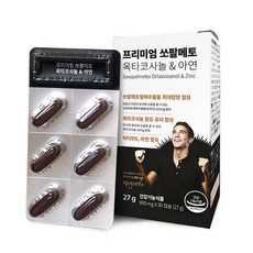 뉴트라라이프 옥타코사놀 앤 아연 프리미엄 쏘팔메토, 30정, 1개