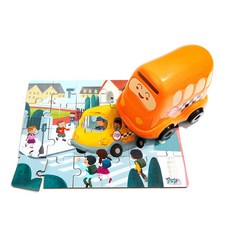 ToP BRIGHT 特寶兒 一組用拼圖學習的校車, 1套, 24件