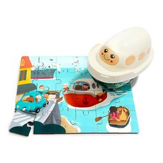 ToP BRIGHT 特寶兒 一個通過謎題學習的汽輪車套組, 1套, 24件