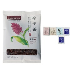 COFMAN 袋裝薥黍茶 200g+風味茶包 隨機出貨 5包組, 1組