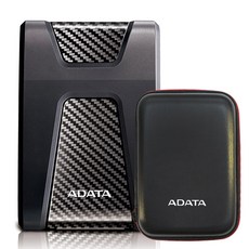 ADATA 威剛 外置硬盤HD650+硬盤盒, 2TB, 黑色的