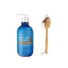 Pogonia Himalayan Moringa Renewing Native 沐浴露 500ml + 泡沫刷套組, 1套