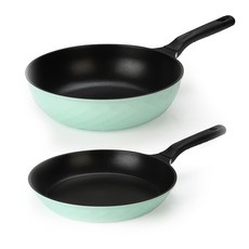 키친아트 꼬뜨 인덕션 후라이팬 세트, 민트, 후라이팬 28cm + 궁중팬 28cm, 1개
