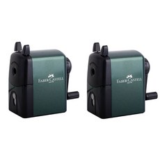 FABER-CASTELL 輝柏 手動削鉛筆機, 2個, 綠色