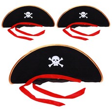 LivingDA 海盜船長帽, 3個, 混色