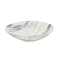 CASA MUUTTI 大理石紋義大利麵盤 21cm, 1個, 金色裝飾